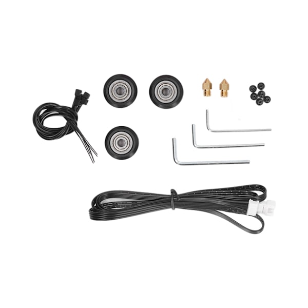 3D-skrivar Extruder Metallbädd Kit Mässing ABS Hög Noggrannhet Flamskyddad Extruder Metallbädd för Ender3-serien