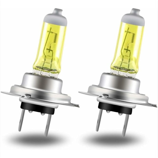 2X H7 Xenonlampor 12V 100W Super Bright, Bilstrålkastare Auto Motorcykellampor Ny Version Halvstrålkastare Halogenlampa Fordon