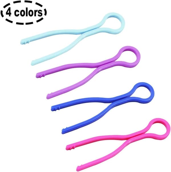 80 stykker trådspoleclips Spoleholderclips Plastspoleclips