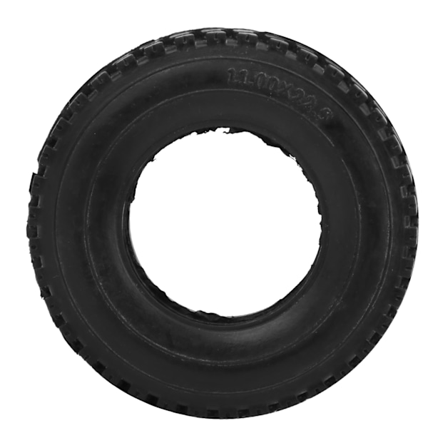 4 st 20 mm bredd krossad stenmönsterdäck för Tamiya traktorlastbil 1/14 RC-bil svart
