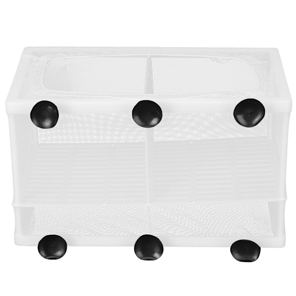 Akvarium Fisk Yngelbox Isolering Box Yngel Kläckningsmaskin med SugkoppL (med Partition)
