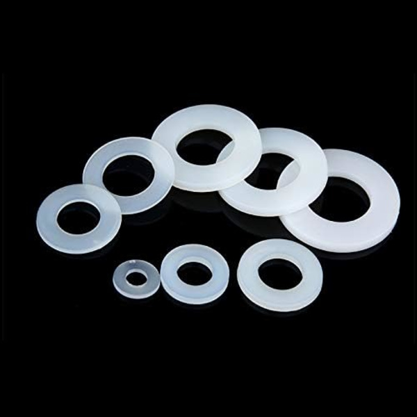 Plastbrickor Nylon Distans M2 M2.5 M3 M4 M5 M6 M8 M10 Brickor för Mekanik 500 st