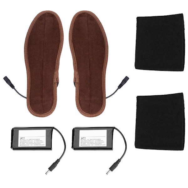 Temperatur Litiumbatteri 8-10H Uppvärmd Innersula Skoplatta EU Standard 100V-240V(41-42)