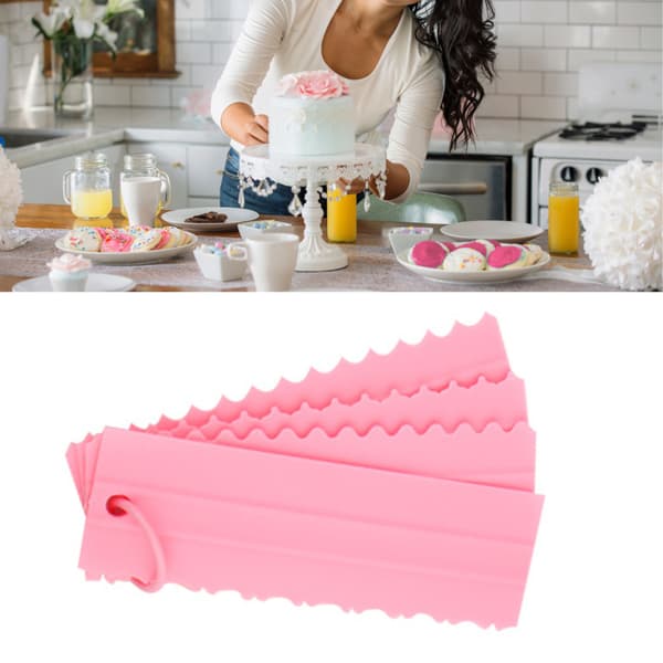 Kakeperfeksjonistenes glede, profesjonell finish smørkrem kakeskrape sett for DIY kake sammen, høykvalitets materiale ABS multifunksjonell baking