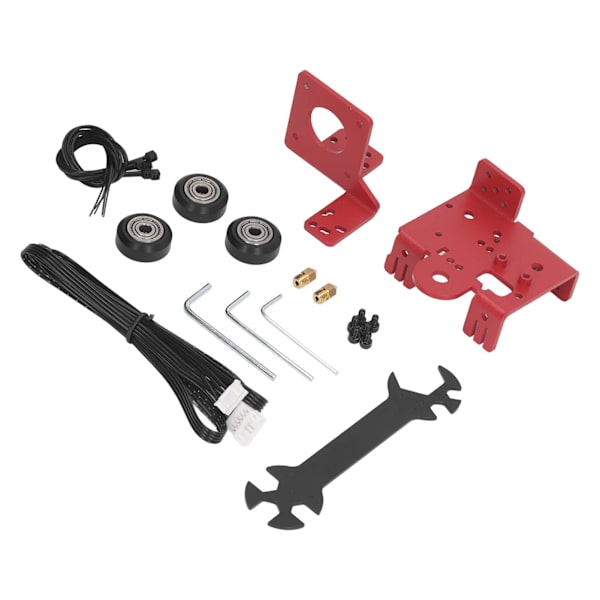 3D-skrivar Extruder Metallbädd Kit Mässing ABS Hög Noggrannhet Flamskyddad Extruder Metallbädd för Ender3-serien