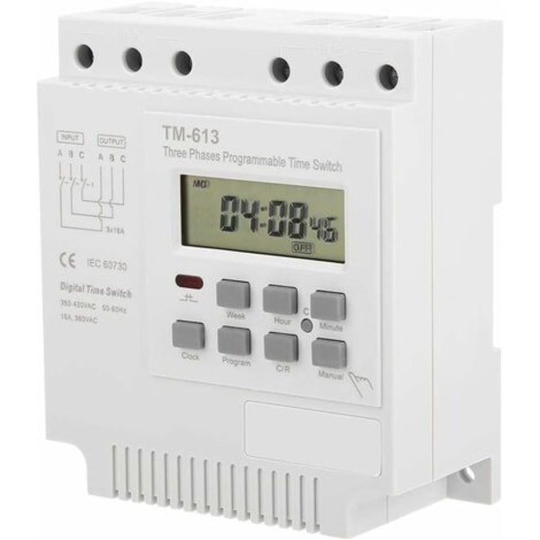 Programmerbar timer - 380V Timer TM-163 Timer Switch för 350v-420vAC trefasmotor