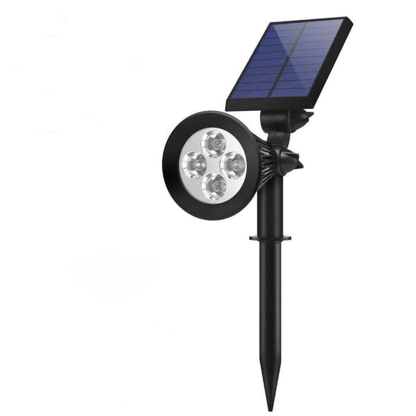 Kreativt design utendørs solcelle-spotlight, solcellelampe, vanntett