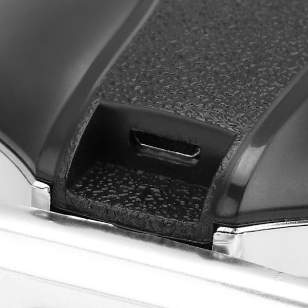 Trådlös Snabb Biltelefonladdare Infraröd Sensor Tystläge R1Silver