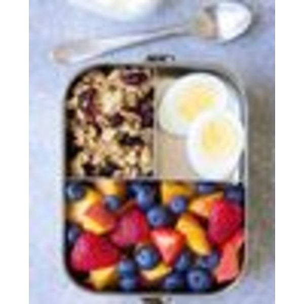 Rostfri bento lunchlåda, 1200 ml bento lunchlåda för barn och vuxna, metall lunchlåda med 3 fack och silikonförsegling