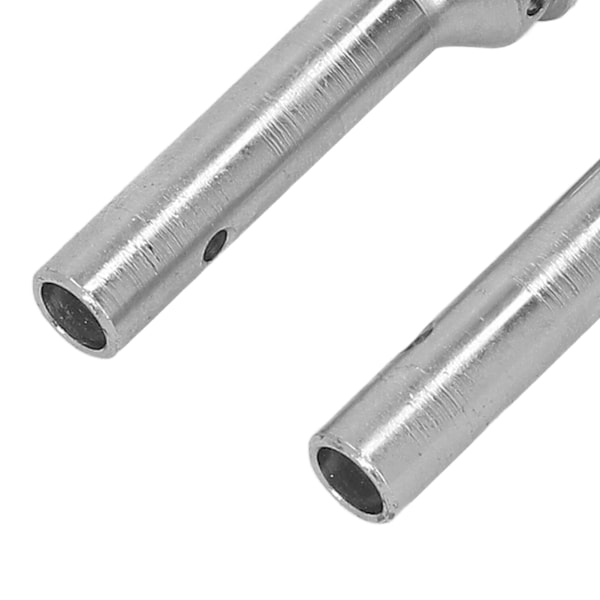 2 st CVD-axlar RC-hjulaxel i stål, 8 mm axeldiameter, 44,5 mm längd för Arrma 1/7 1/8 silver