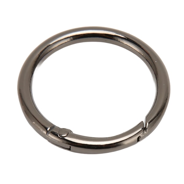 20 st fjäder O-ringar 1,54 tum diameter 0,16 tum tjock stark koppar kompakt fjäderspännen för nyckelring halsband smycken DIY silverfärg