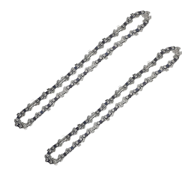 2 st 6 tums motorsågskedjor för Mini Handhållen Uppladdningsbar Motorsågskedja, Kedjedelning 1/4, Kedjemått 0,043/1,1 mm, Drivlänkar 37DL, Användbar Skärning