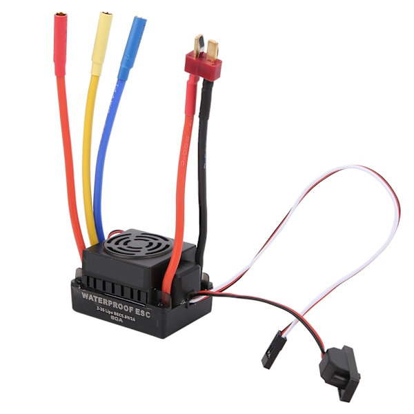 3650 3500KV Borstlös motorprogramkort 60A ESC med vattentät BEC för 1/10 RC-bil