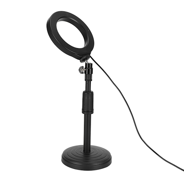 Perfekt Belysning Skrivbordsringlampa, Kompakt Lättvikt För Inomhusbelysning, Dimbar Lampa För Att Passa Alla Behov (Resevänlig Design)