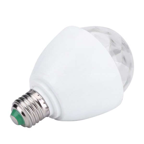 Disco-inspirerad LED-lampa, Premium LED Fullfärg Roterande Kristallkula Lampa för E27 Sockel, Energibesparande Discolampa med Automatisk Rotation