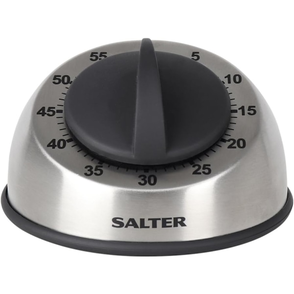 Mekanisk timer i rostfritt stål, Högt alarm, Pålitlig och kraftfull klockmekanism för ökad produktivitet i kök, salong, kontor och skola