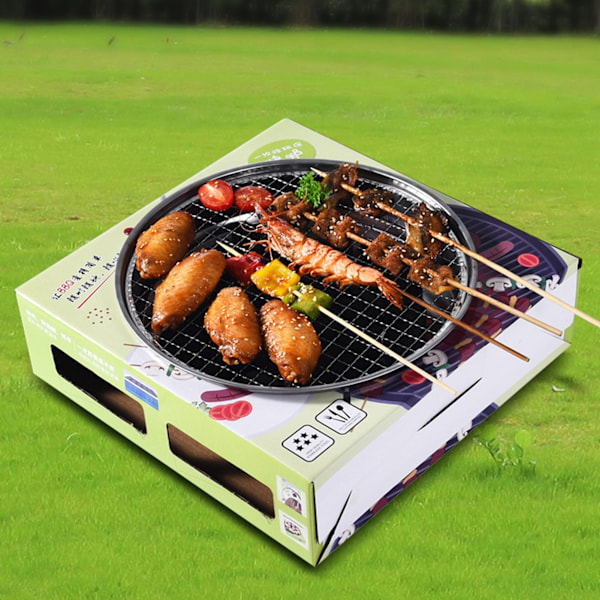 Diskret Engångsgrill, Non-stick Grillplatta Erbjuder Oöverträffad Bekvämlighet för Dina Frekventa Utomhusfester