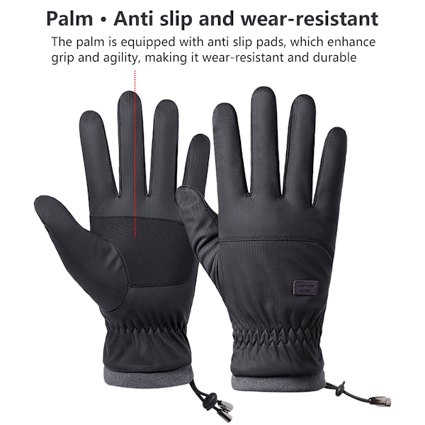 Fashionabla Vinterhandskar, Extremt Varma Vinterhandskar, Vindtäta Handskar för Kallt Väder, Justerbar Handledsdesign, Användarvänliga Handskar för Kvinnor &amp;