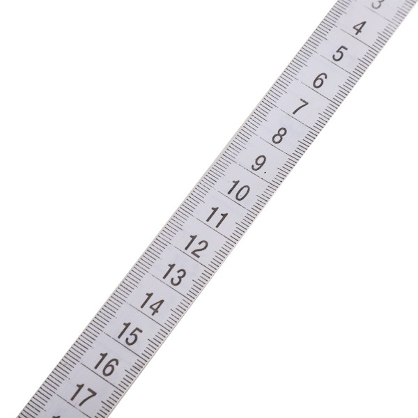 10 st 2,0 x 300 cm skräddarsydd tejpmått dubbel skala flexibel linjal för viktminskning kroppsmätning vit
