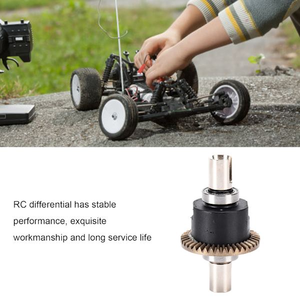 RC Differential Stabil Liten Kompakt Lätt Utbytbar Praktisk Modellbilstillbehör för Wltoys 104001 1/10