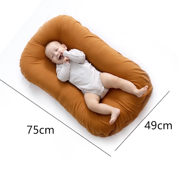 Babynest för Nyfödda, Babynest Överdrag för 0-6 Månader, Portabelt Nest Sovöverdrag