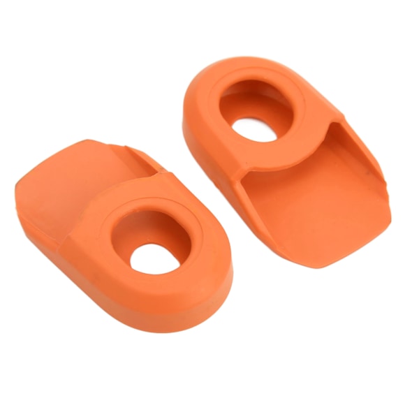 2PCS Cykelvev Partiet Skydd Silikon Cykel Vevarm Hylsa Skyddsfodral Orange