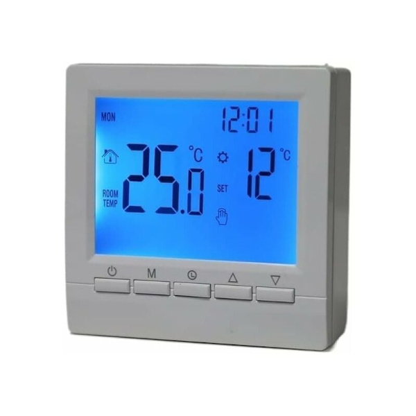 Digital termostat för 3A panna Veckoprogrammerbar rumstemperaturregulator