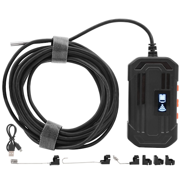 F240 3.9mm 1080P WIFI Industriell Endoskop med 6 LED-lampor för rörledningsdräneringsreparation 2m / 6.6ft