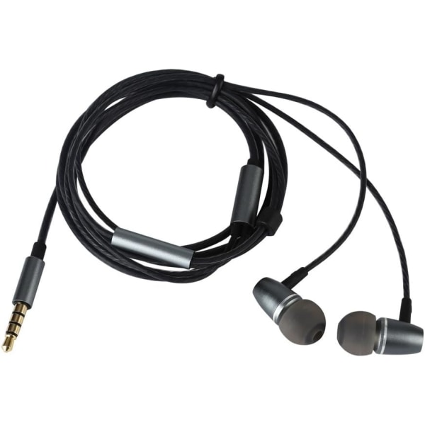 In-Ear-hörlurar med mikrofon, generella metalltrådskontroll, brusreducerande hörlurar, $ kabelanslutna in-ear-hörlurar med mikrofon