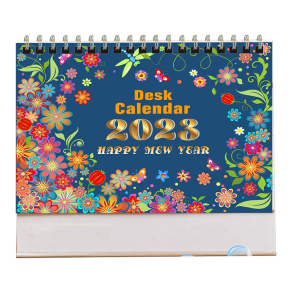 Small Desk Calendar 2023 , Använd till december 2023, Stående Skrivbord