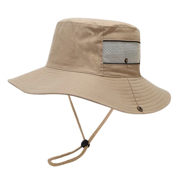 Justerbar andningsbar solhatt för baby, solskydd sommarhatt för småbarn flickor pojkar keps nackskydd med bred brätte UPF 50+ unisex mössa