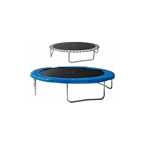 Lätt att installera och byta ut, Universell passform Trampolinskydd, Tjockt ljusbeständigt PVC på båda sidor, Bra väderbeständighet, Vattentät