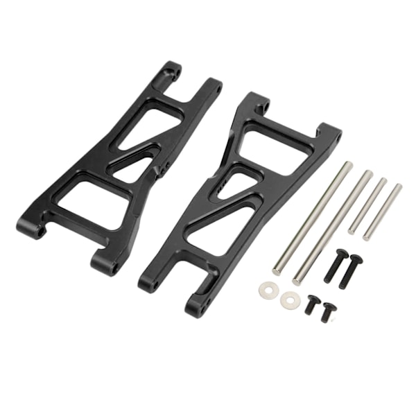 1 par aluminiumlegering främre nedre upphängningsarmar svingarmar för ARRMA Typhon 1/10 RC bil uppgraderingsdelar svart