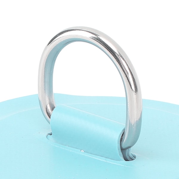 D-ring lapp rund lätt D-ring PVC lapp för uppblåsbar båt surfbräda Stand Up Paddleboard 4 st mintgrön