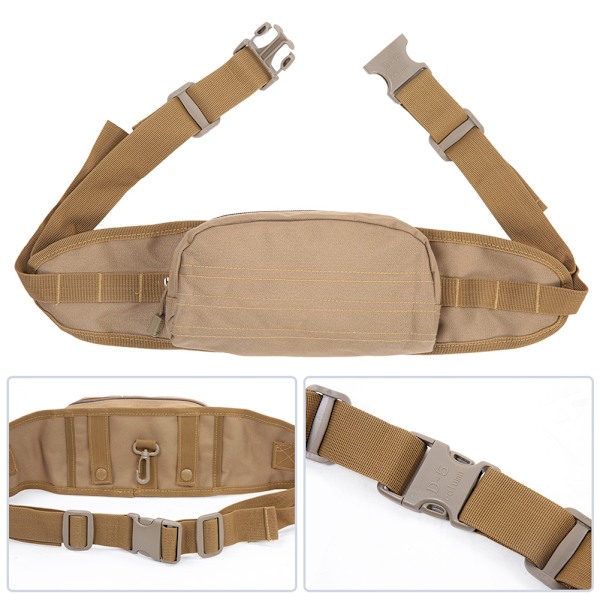 Molle System Ryggsäck, Taktisk Utrustning Med Andningsbart Mesh, Justerbar Axelrem Och Bälte För Klättring, Ridning, Resor