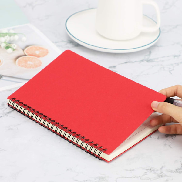 Spiralblock för studenter, A5 1-pack 5,5x8,3\" Linjerade reseanteckningsböcker Journal, Memo Notepad Skissbok, Studenter College Office Business