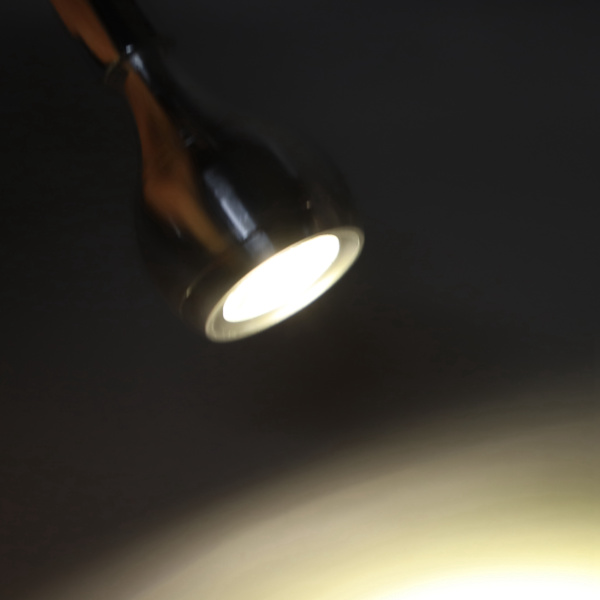 4000K LED-gåshalslampa med sidohål, vägglampa, strålkastare, vägglampetter för sovrum 110-240V