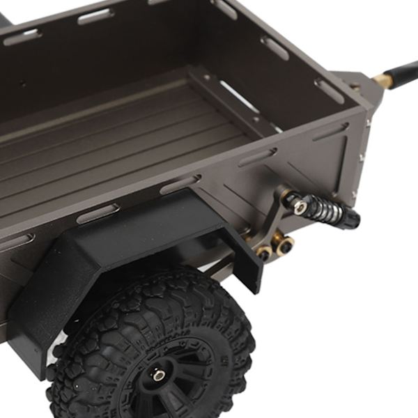 RC-bil släpvagn i aluminiumlegering med halkfria gummidäck, rostskyddad för Traxxas TRX4M 1/18 RC-bil Deep Titanium