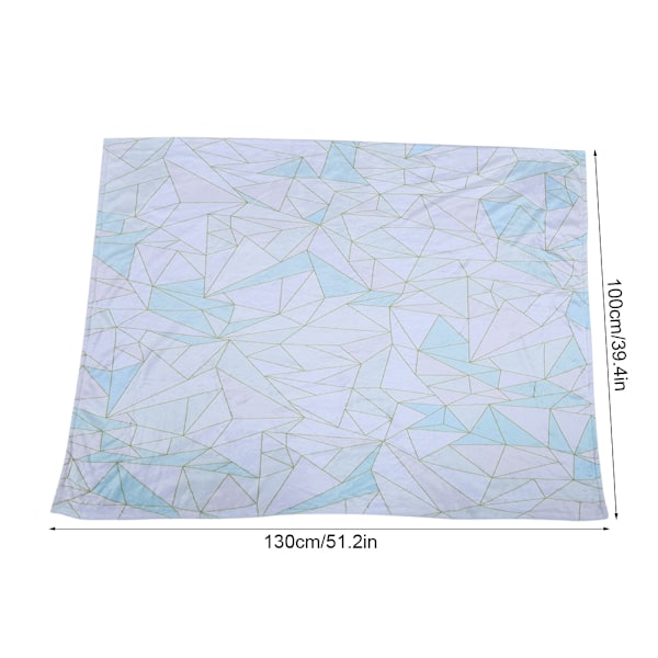 Mjuk flanellfilt Tryckt förtjockad filt Sängkläder för soffa Säng Hushållsartiklar 100 x 130 cm