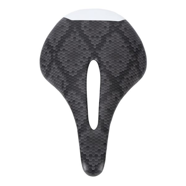 Sadel för racercykel i kolfiber, ultralätt, slitstark, stereogelstruktur, ihålig design, grå