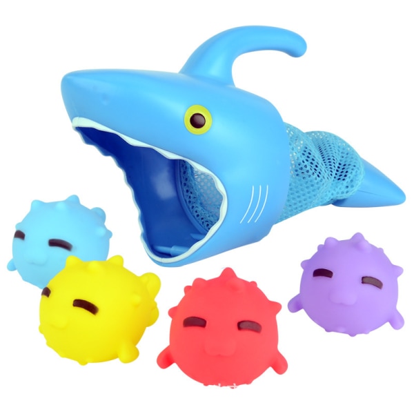 Baby Shark badleksaker, form badleksaker, badleksaker för toddler , badleksaker, vattenleksaker, shark badleksaker