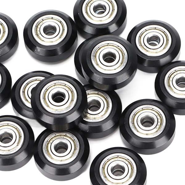 Gantryhjul för Ender 3/3Pro, Hög Utskriftsnoggrannhet 3D-skrivarrullar med Dubbel Lagerdesign, Slitstarkt POM-material Säkerställer Smidig Rörelse Och