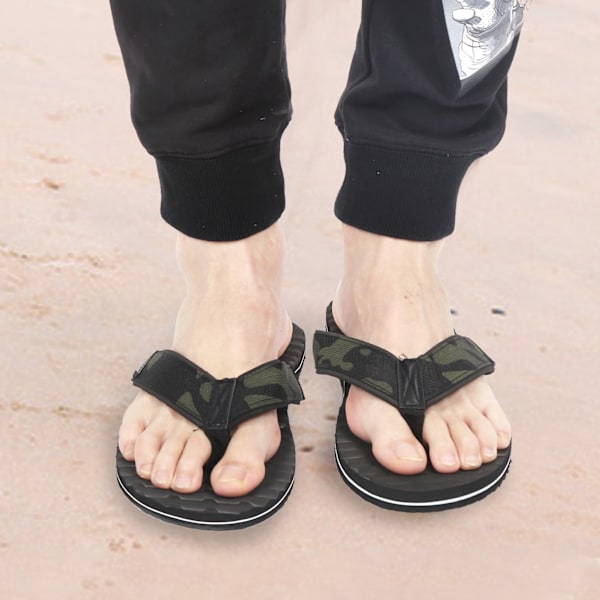Sommarlättvikt FlipFlops MultiLayer AntiSlip Tofflor Mjuka EVA FlipFlops(45 )