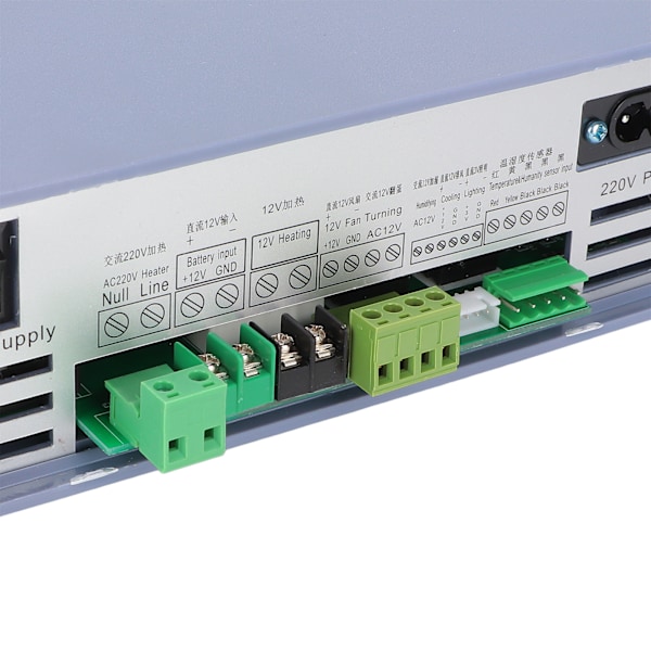 Inkubator Controller Automatisk AC DC Dubbel Strömförsörjning Äggkläckningsmaskin Controller med Temp Fuktighetssensor 220V