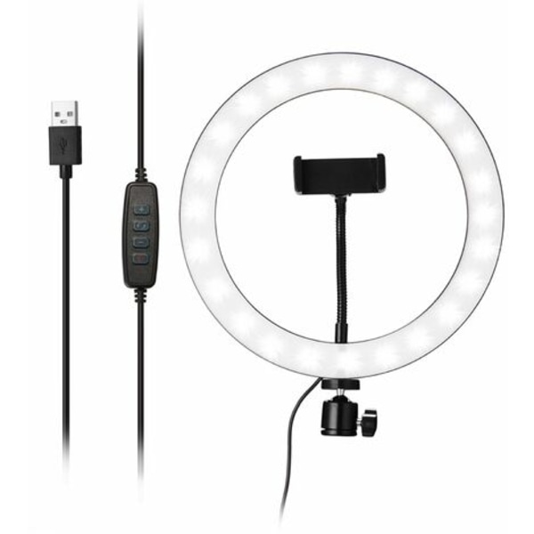 Live Fill Light 10 tum skönhet och hudföryngring leverans utan batteri ingen kontakt 26cm fyllningslampa + slang telefonhållare + 1,1 stativ V1O1B51OY2R