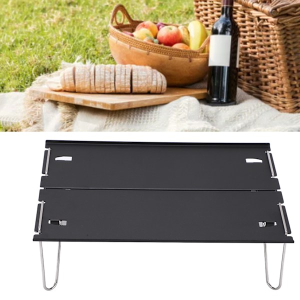 Utomhus hopfällbart bord bärbart aluminiumlegering lätt mini bord för backpacking camping vandring