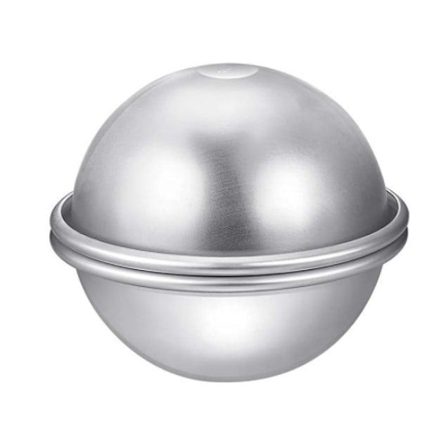16 stycken 6 cm/ 2,36 tum diameter badbombsformar DIY metall badbombsformar badbombstillverkningstillbehör för hantverk, 8 set