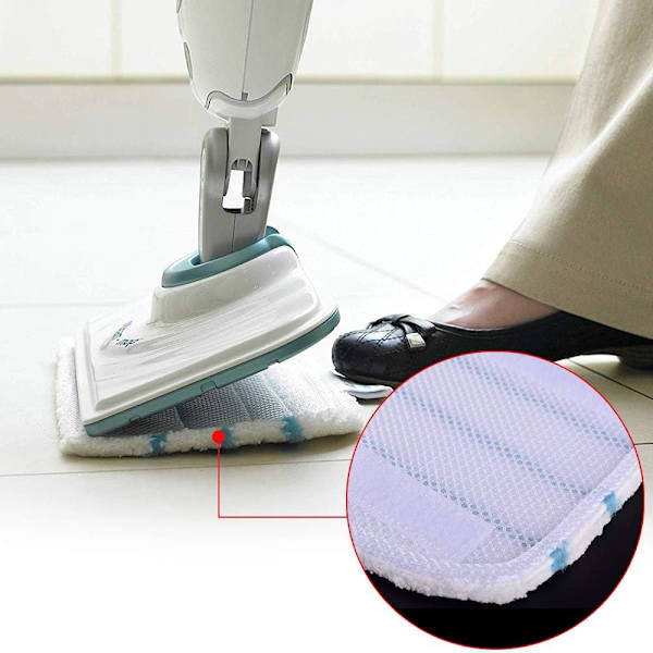 Awinker 3 st moppdukar för Black and Decker ångmopp FSMP20 ångmopp för Black Decker FSM1630, FSM1616, FSMH13E5, FSM1321, FSM1605