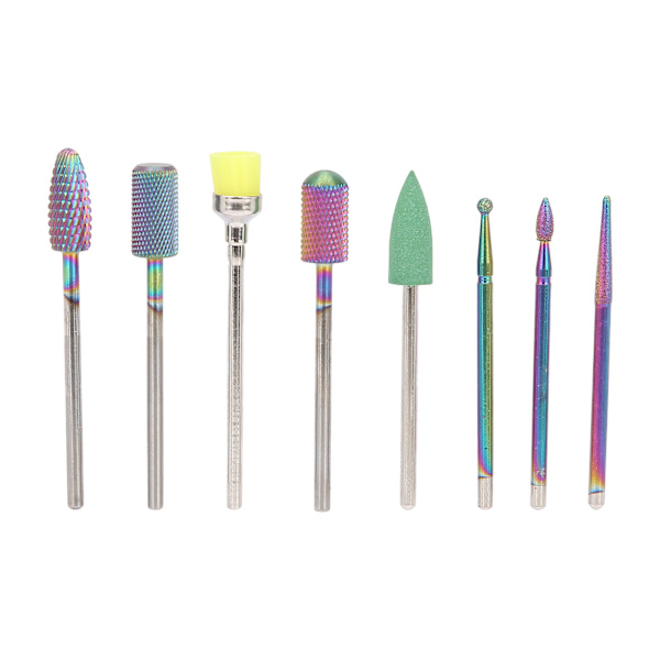 15 st professionella nagelborrset elektrisk manikymaskin borr bits nagelslipspetsset