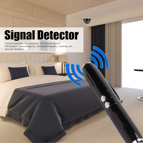 Privacy Sentinel, Detektor för dolda kameror, Avancerad RF-signaldetektering, Infraröd skanningsteknik, Ultra känslighet för hotell, kontor, bilar, 5